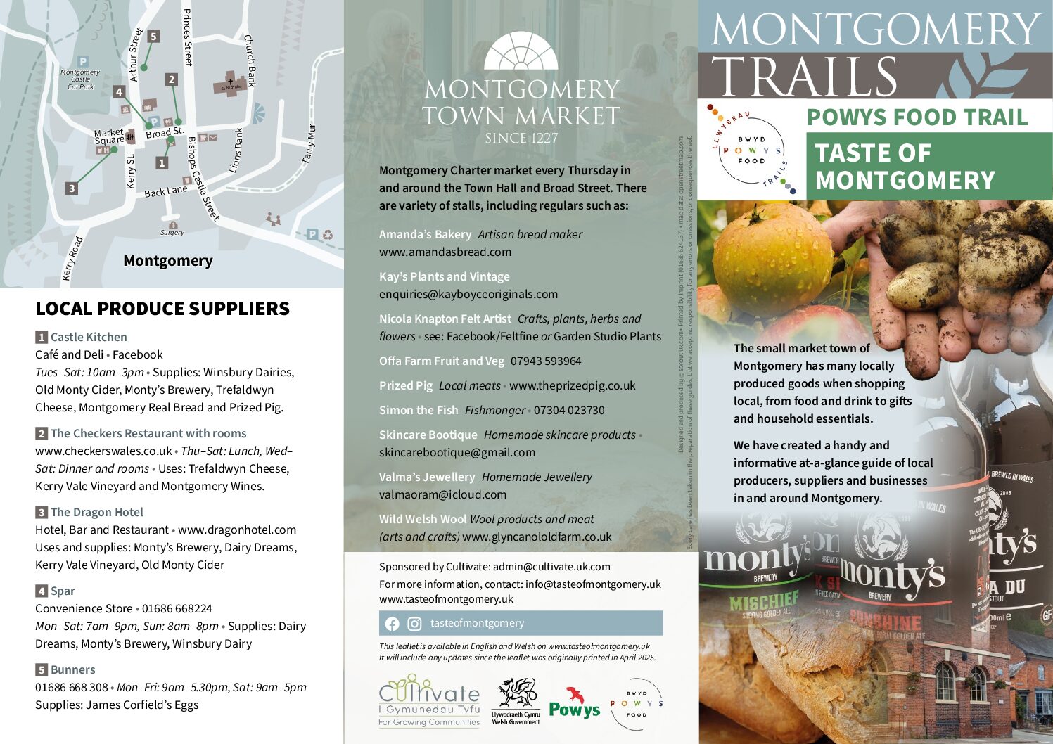 Powys Food Trails – Taste of Montgomery